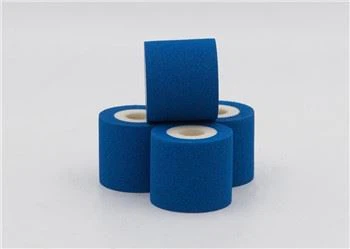 Rollo de tinta caliente azul