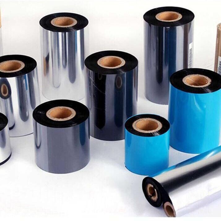 Cinta de cera de transferencia térmica de 110 mm, cera/resina, cinta de resina para impresora de código de barras de etiqueta