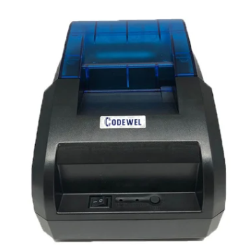 Impresora térmica de etiquetas negra, portátil, 56 mm, Android, USB, impresora térmica para punto de venta
