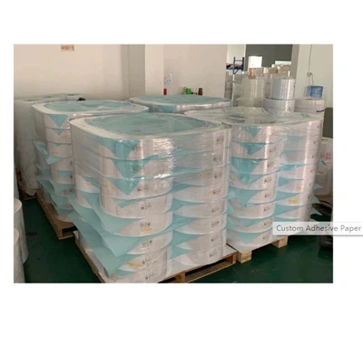 Papel CS09-Rollo gigante de papel para envolver, rollo gigante térmico de 80 g/m²